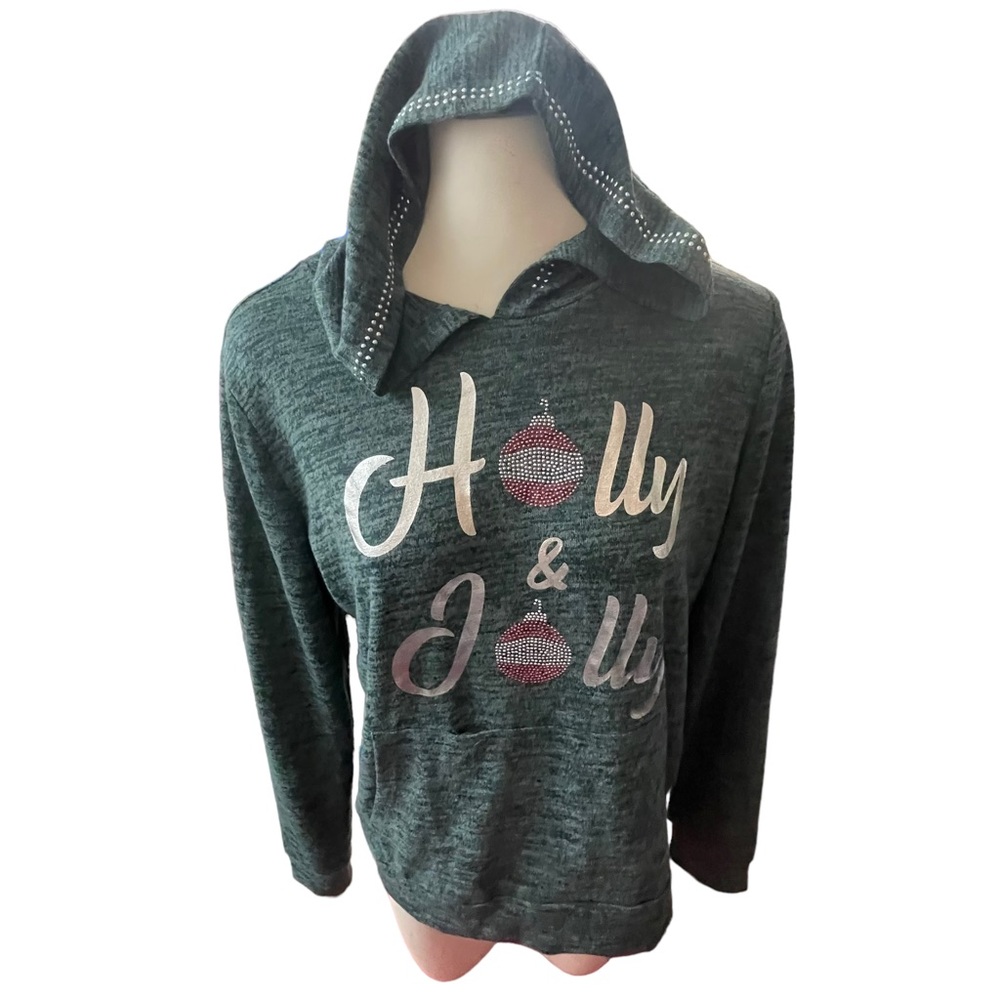 Storybuk Holiday Hooded LS shirt Size Medium
